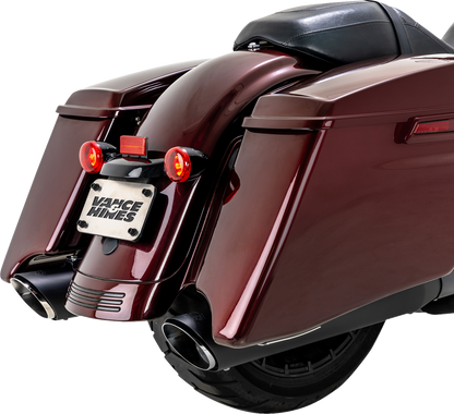 Vance & Hines Twin Slash Slip-On Muffler - Black
