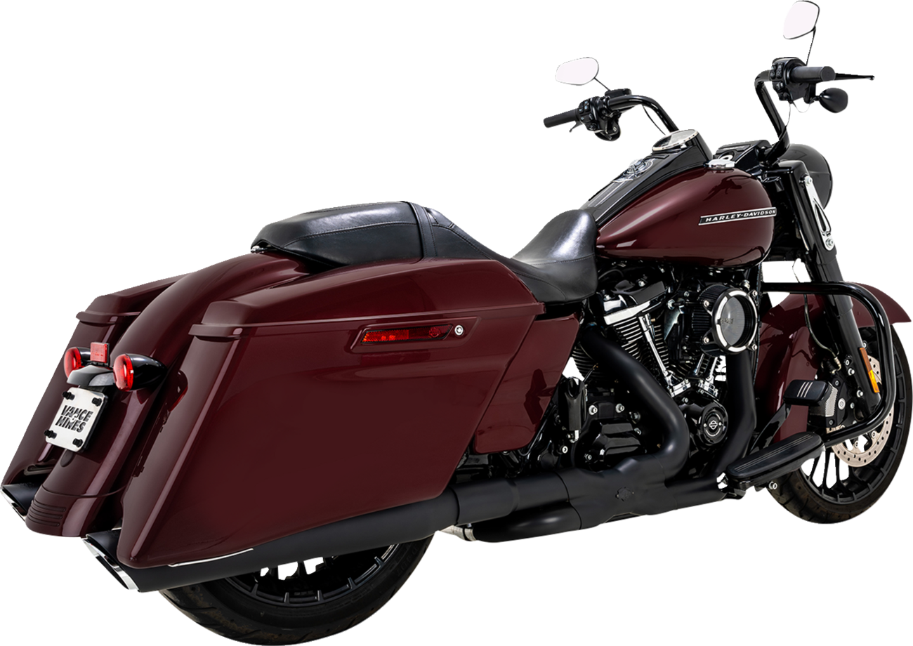 Vance & Hines Twin Slash Slip-On Muffler - Black