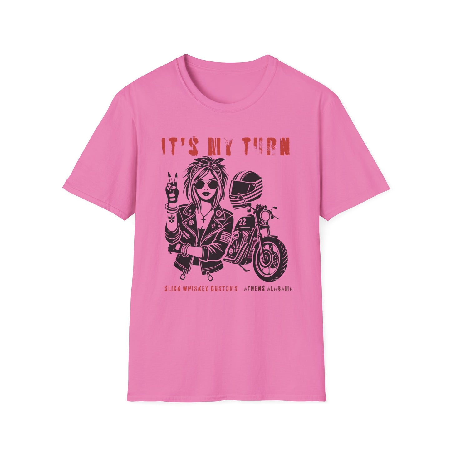 SWC Collection- My TurnGirl Biker Vibes T-Shirt, Cool Graphic Tee for Motorcycle Enthusiasts, Gift for Riders, Casual Wear, Birthday Gift