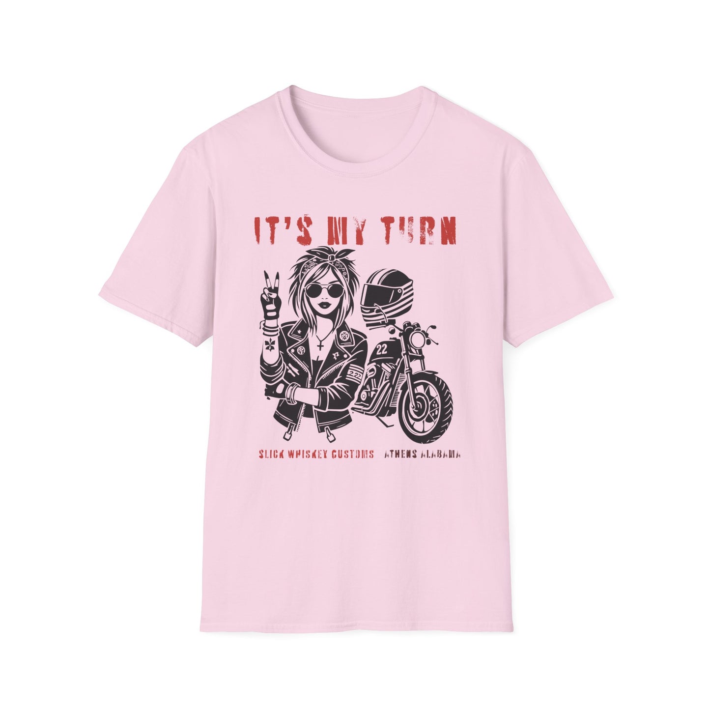 SWC Collection- My TurnGirl Biker Vibes T-Shirt, Cool Graphic Tee for Motorcycle Enthusiasts, Gift for Riders, Casual Wear, Birthday Gift