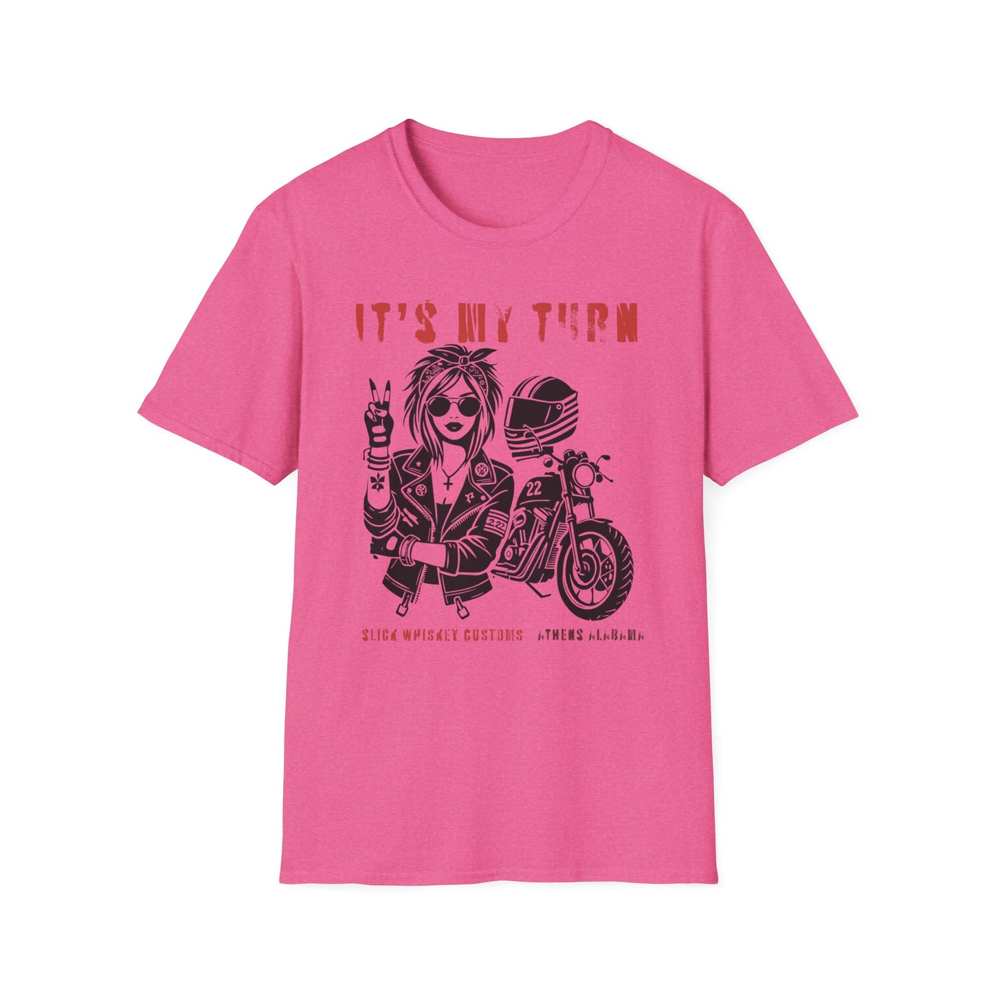 SWC Collection- My TurnGirl Biker Vibes T-Shirt, Cool Graphic Tee for Motorcycle Enthusiasts, Gift for Riders, Casual Wear, Birthday Gift