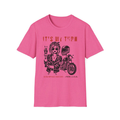 SWC Collection- My TurnGirl Biker Vibes T-Shirt, Cool Graphic Tee for Motorcycle Enthusiasts, Gift for Riders, Casual Wear, Birthday Gift