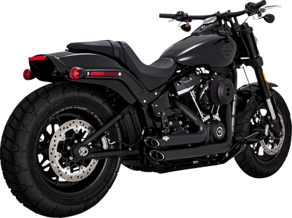 Vance & Hines Shortshots Staggered Exhaust System - Matte Black