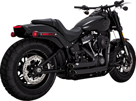Vance & Hines Shortshots Staggered Exhaust System - Matte Black