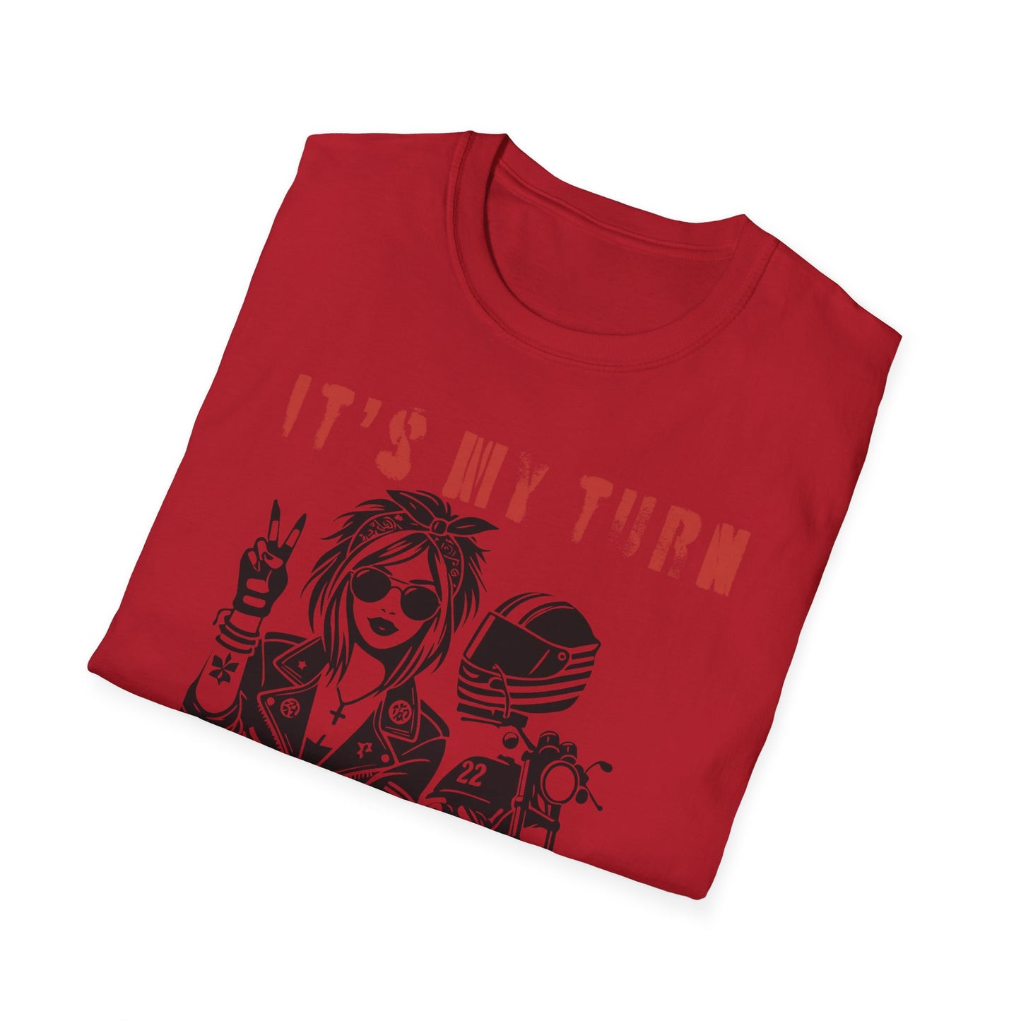 SWC Collection- My TurnGirl Biker Vibes T-Shirt, Cool Graphic Tee for Motorcycle Enthusiasts, Gift for Riders, Casual Wear, Birthday Gift