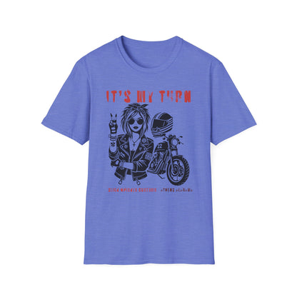 SWC Collection- My TurnGirl Biker Vibes T-Shirt, Cool Graphic Tee for Motorcycle Enthusiasts, Gift for Riders, Casual Wear, Birthday Gift
