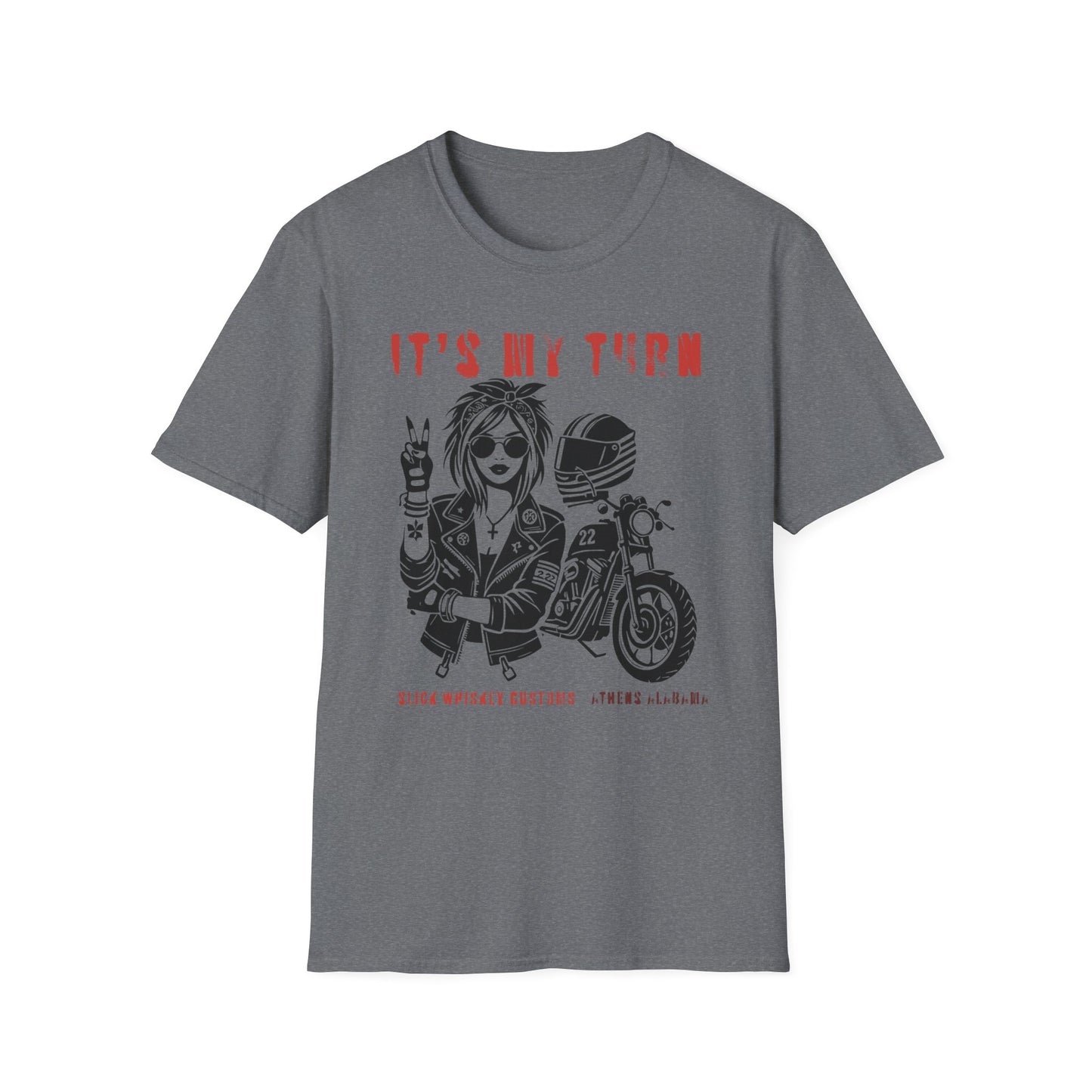 SWC Collection- My TurnGirl Biker Vibes T-Shirt, Cool Graphic Tee for Motorcycle Enthusiasts, Gift for Riders, Casual Wear, Birthday Gift