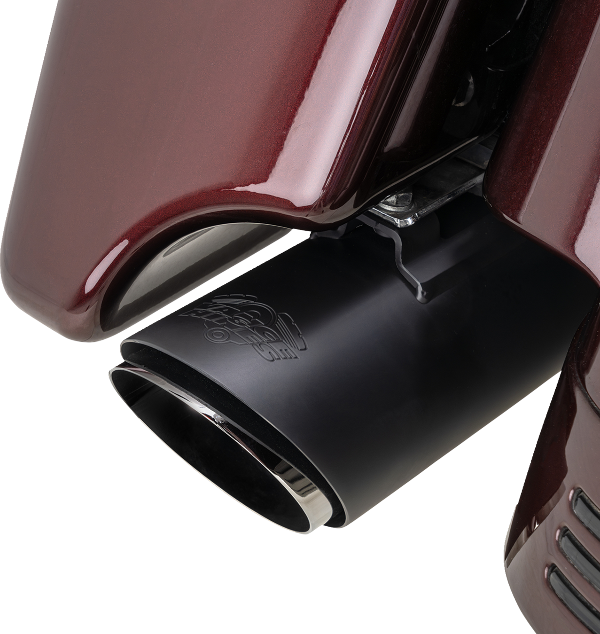 Vance & Hines Twin Slash Slip-On Muffler - Black