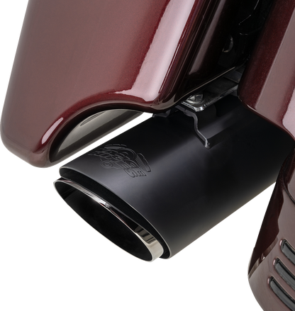 Vance & Hines Twin Slash Slip-On Muffler - Black
