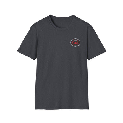 SWC Collection- Legendary Custom Motorcycle Graphic T-Shirt, Unisex Softstyle Tee, Vintage Biker Shirt, Ideal for Riders, Gift for Motorcycle Lovers, Casual Wear
