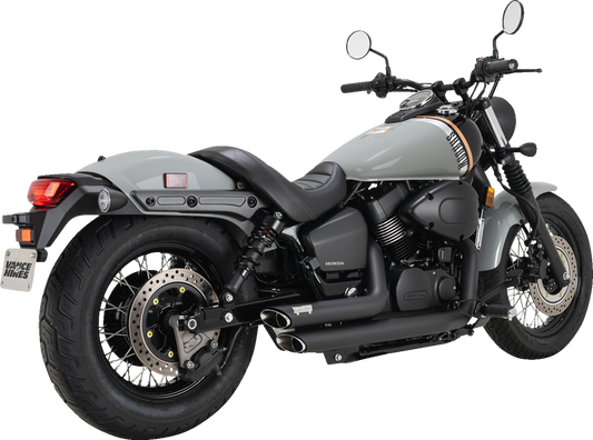 Vance & Hines Shortshots Staggered Exhaust System - Black
