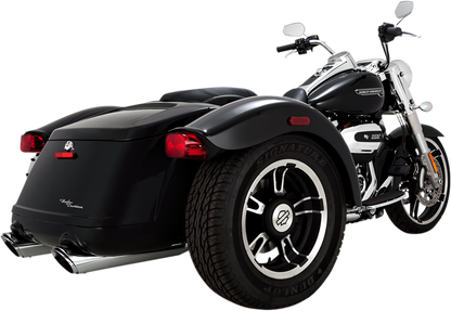 Vance & Hines Twin Slash Mufflers - FLRT