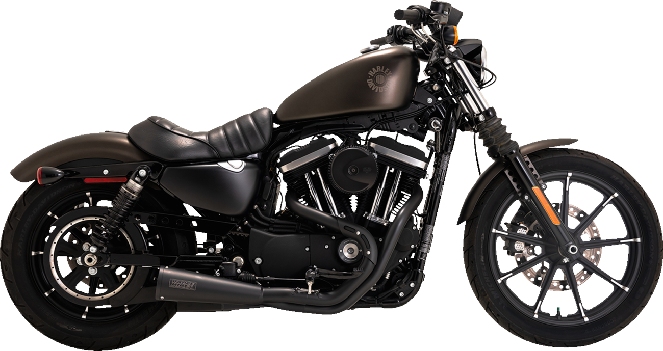 Vance & Hines Upsweep 2-into-1 Exhaust System - Stainless Steel - Black