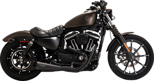 Vance & Hines Upsweep 2-into-1 Exhaust System - Stainless Steel - Black