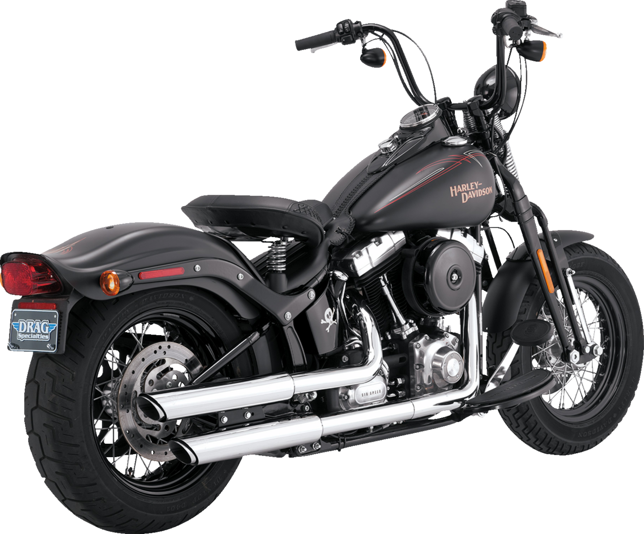 Vance & Hines 3" Twin Slash Slip-On Mufflers