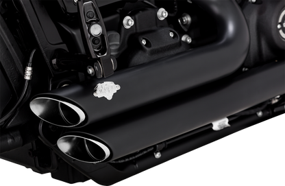 Vance & Hines Shortshots Staggered Exhaust System - Matte Black