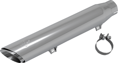 Vance & Hines Twin Slash Slip-On Muffler - Chrome - Softail