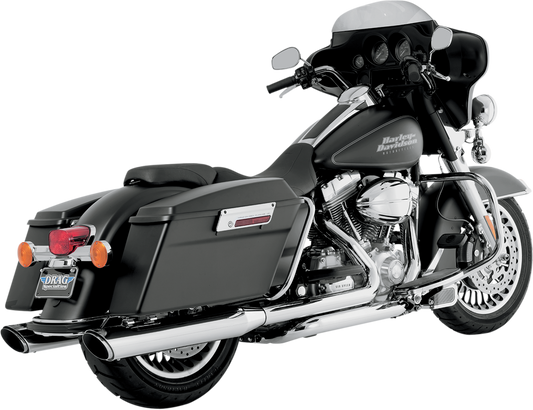 Vance & Hines Twin Slash Muffler - Chrome