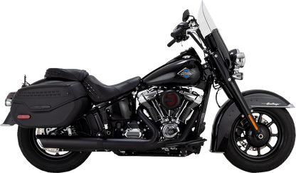 Vance & Hines Twin Slash Slip-On Muffler - Black - Softail