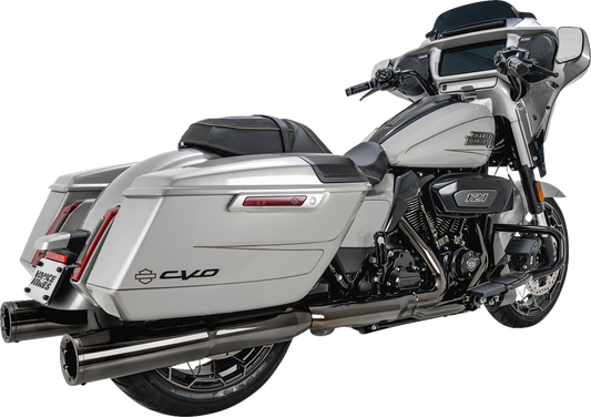 Vance & Hines Hi-Output Slip-On Mufflers - Dark Chrome - 4-1/2"