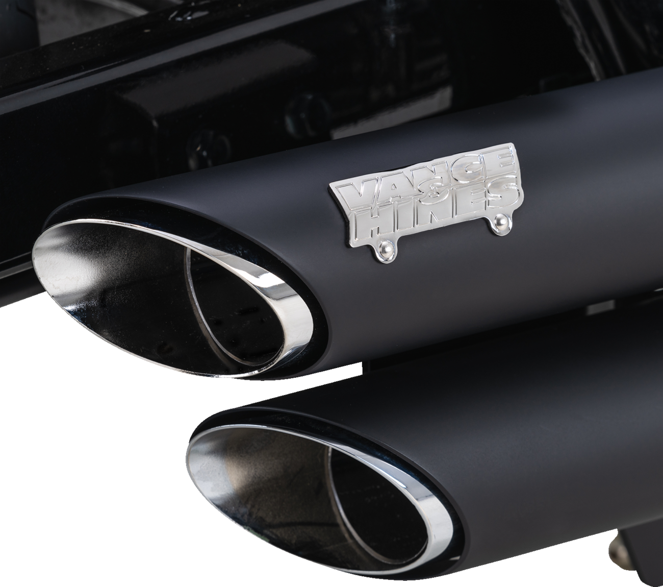 Vance & Hines Shortshots Staggered Exhaust System - Black