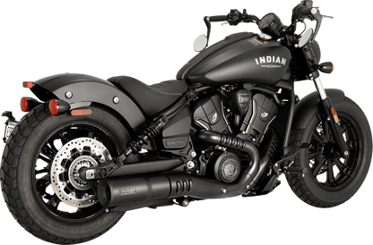 Vance & Hines Hi-Output Slip-On Muffler - Black - Indian Scout/Bobber