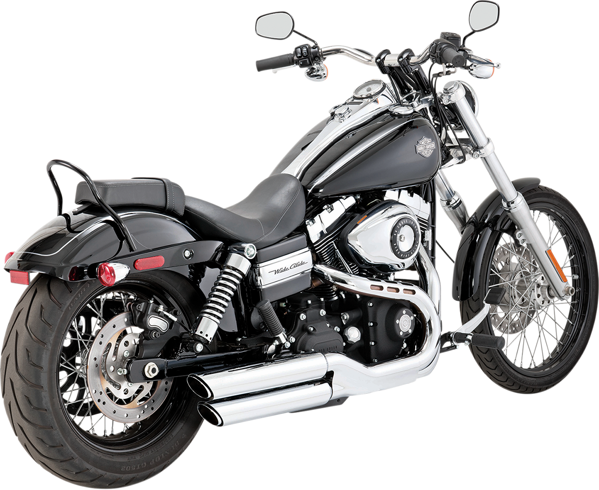 Vance & Hines 3" Round Twin Slash Slip-On Mufflers