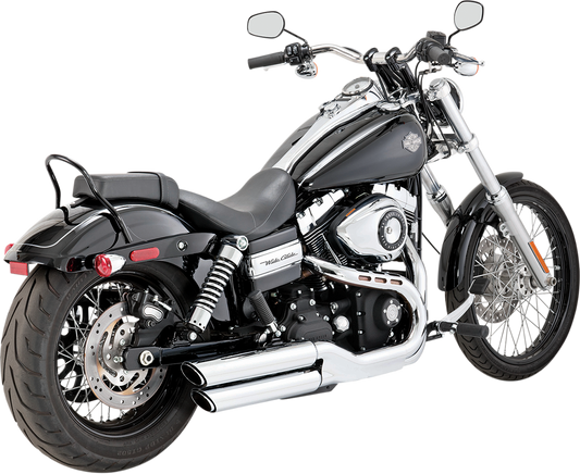 Vance & Hines 3" Round Twin Slash Slip-On Mufflers