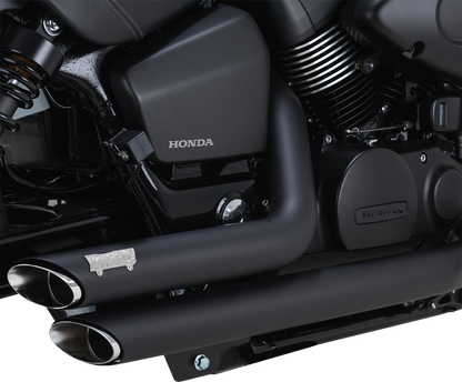 Vance & Hines Shortshots Staggered Exhaust System - Black